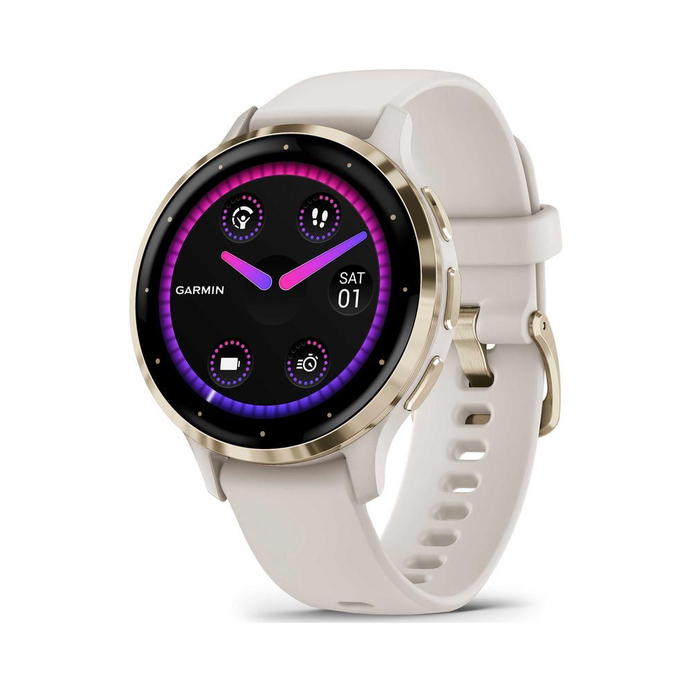 Garmin VENU 3S chytré hodinky Ivory/Soft Gold Garmin