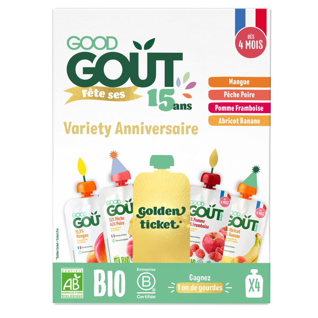 Good Gout Ovocný Jackpot kapsička 4x120 g Good Gout