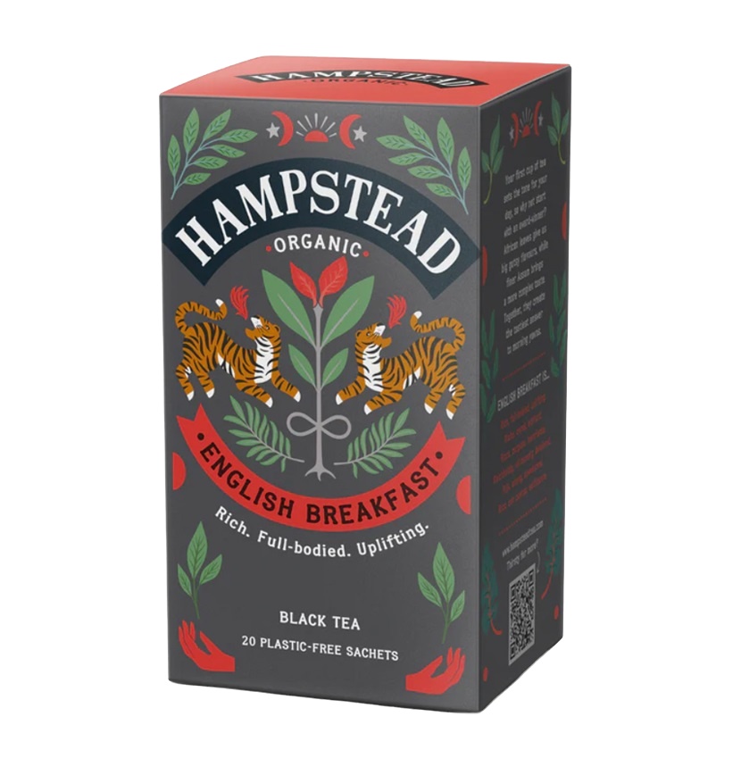 Hampstead Tea BIO Černý čaj English Breakfast 20x2