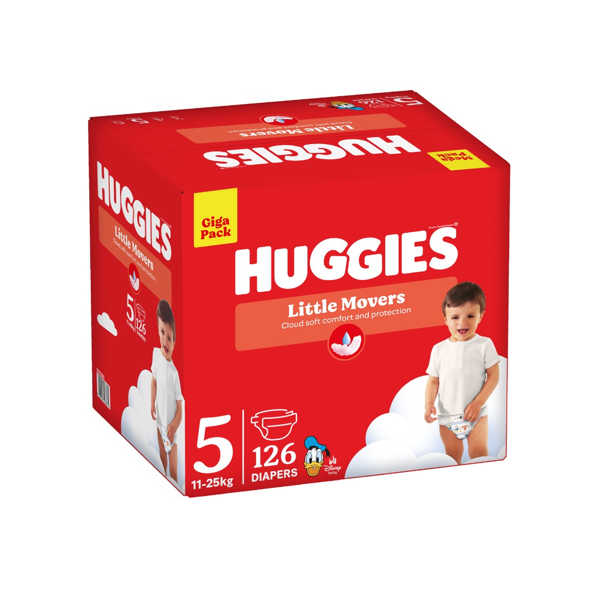 Huggies 5 11–25 kg jednorázové plenky 126 ks box Huggies