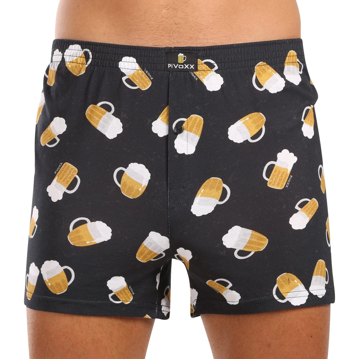 LONKA Pánské trenky Pivícebarevné (Karlos-pivo/půllitry) XL LONKA