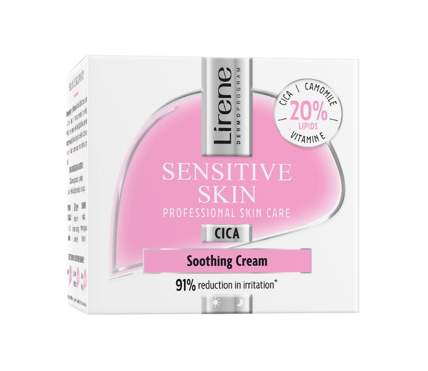 Lirene Sensitive Skin CICA Vyživující krém 50 ml Lirene
