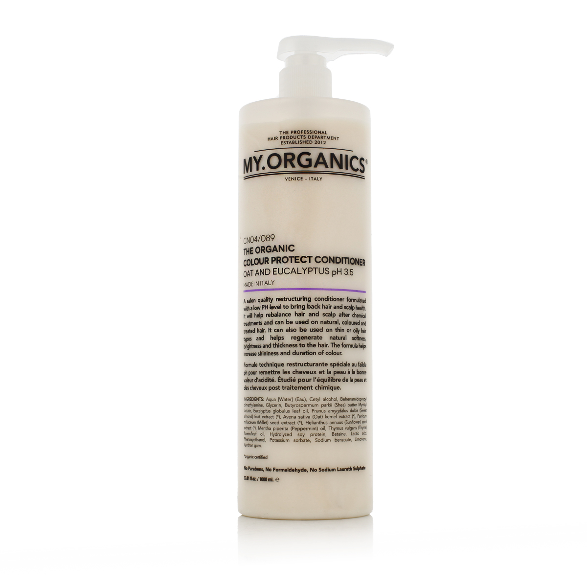 MY.ORGANICS The Organic Colour Protect Conditioner Oat And Eucalyptus 1000 ml ml MY.ORGANICS