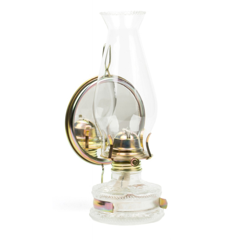 Mars Petrolejová lampa Eagle zrcadlová 32 cm Mars