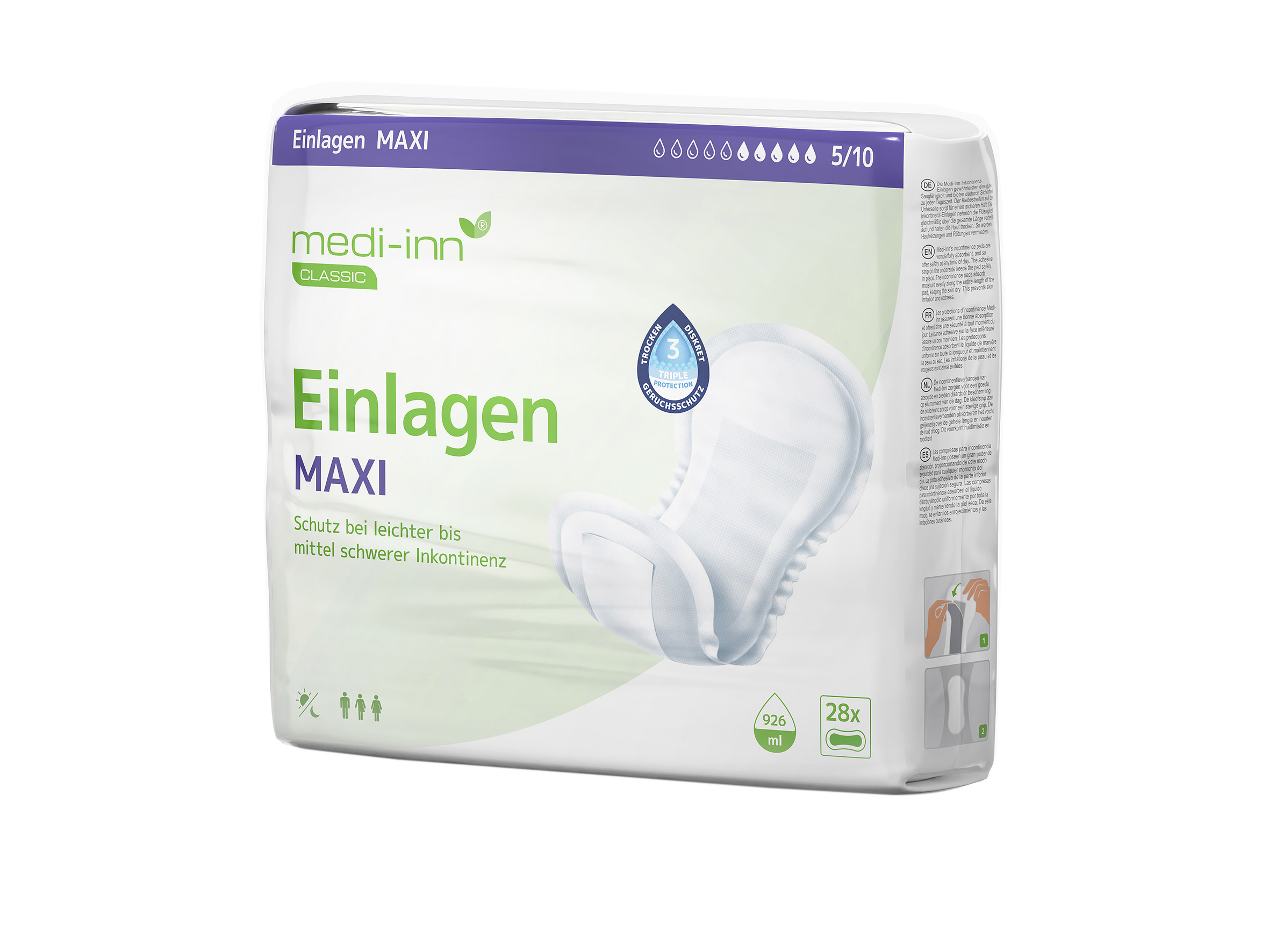 Medi-Inn Einlagen inkontinenční vložky maxi 28 ks Medi-Inn