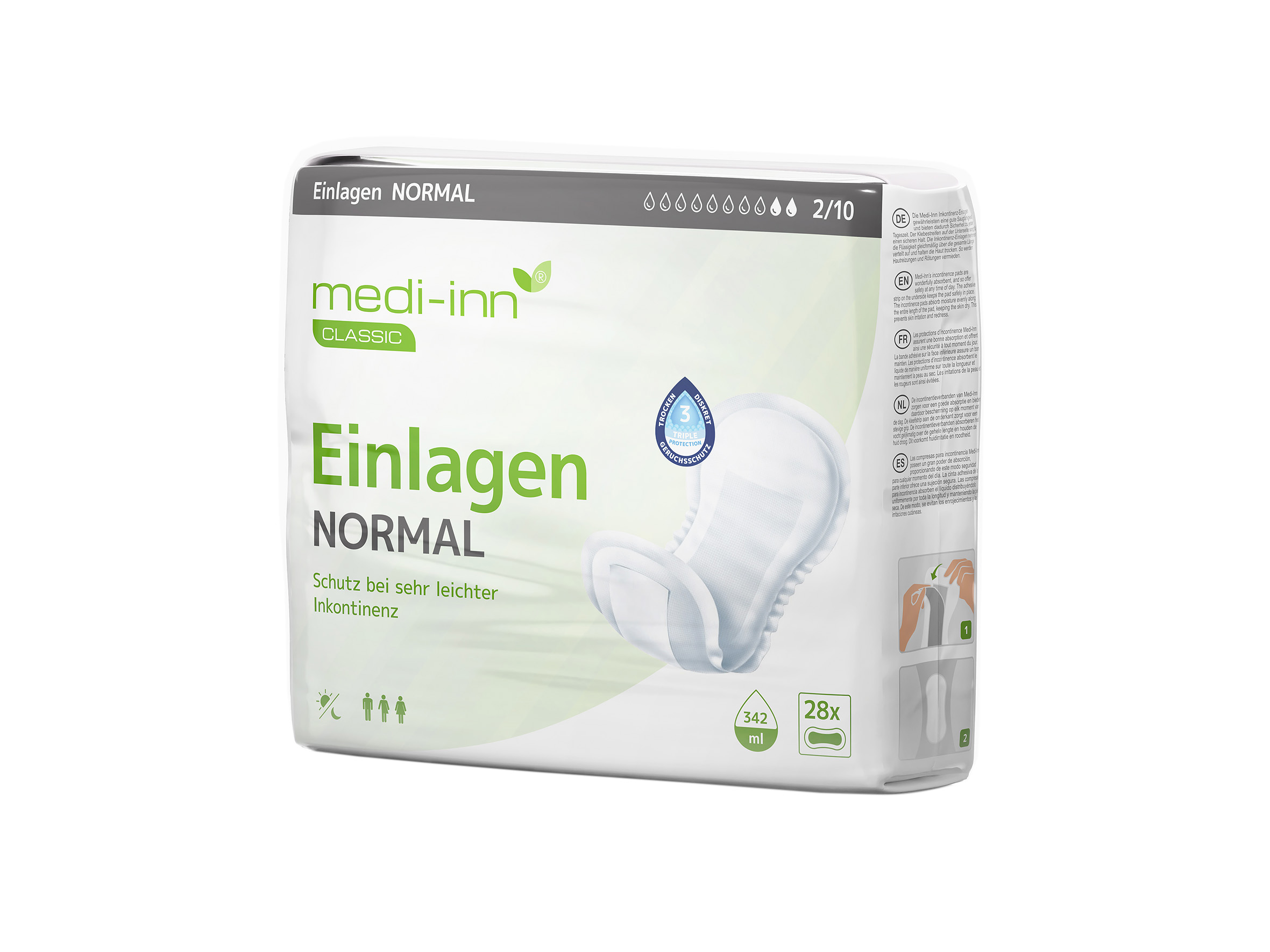 Medi-Inn Einlagen inkontinenční vložky normal 28 ks Medi-Inn