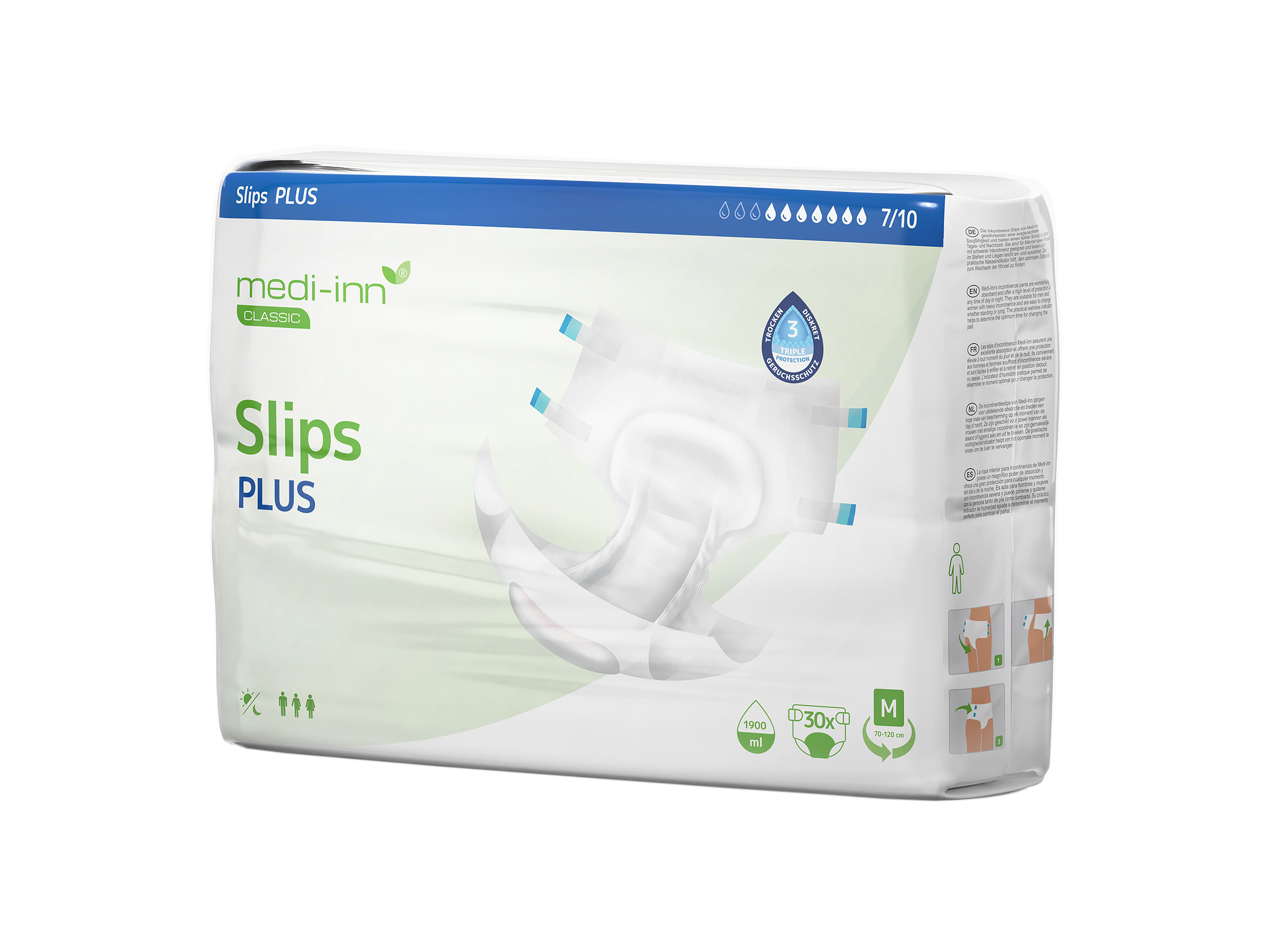 Medi-Inn Slips Inkontinenční kalhotky plus M 30 ks Medi-Inn