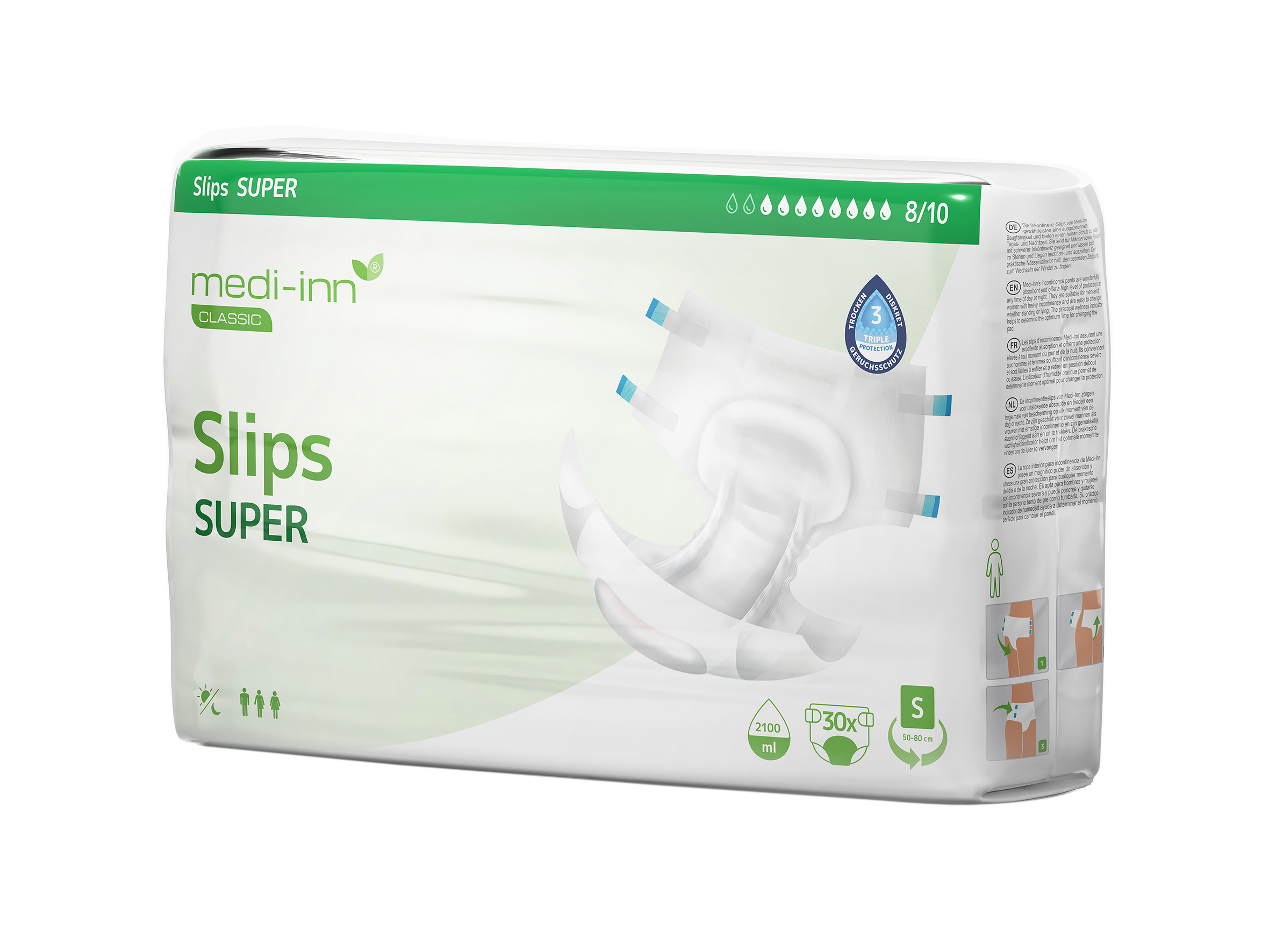 Medi-Inn Slips Inkontinenční kalhotky super S 30 ks Medi-Inn