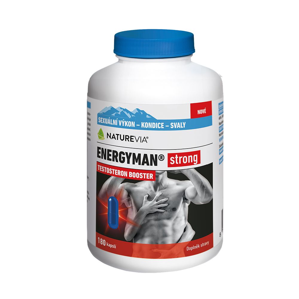 NatureVia Energyman strong 180 kapslí NatureVia