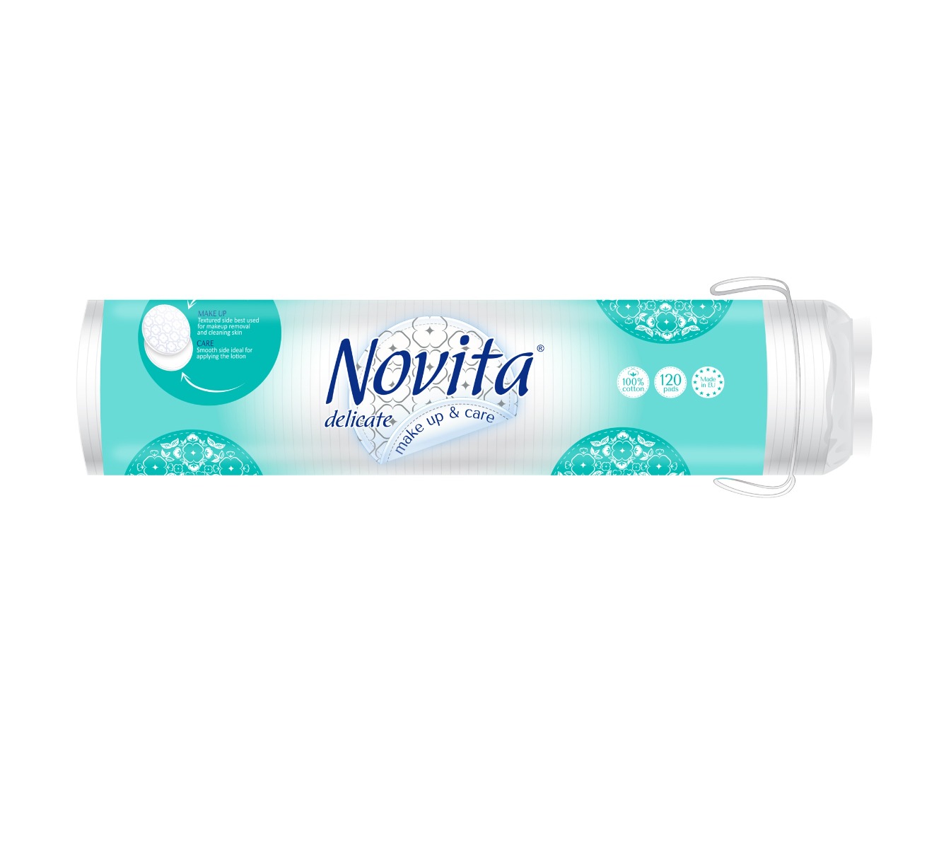 Novita Delicate Bavlněné odličovací tampony 120 ks Novita