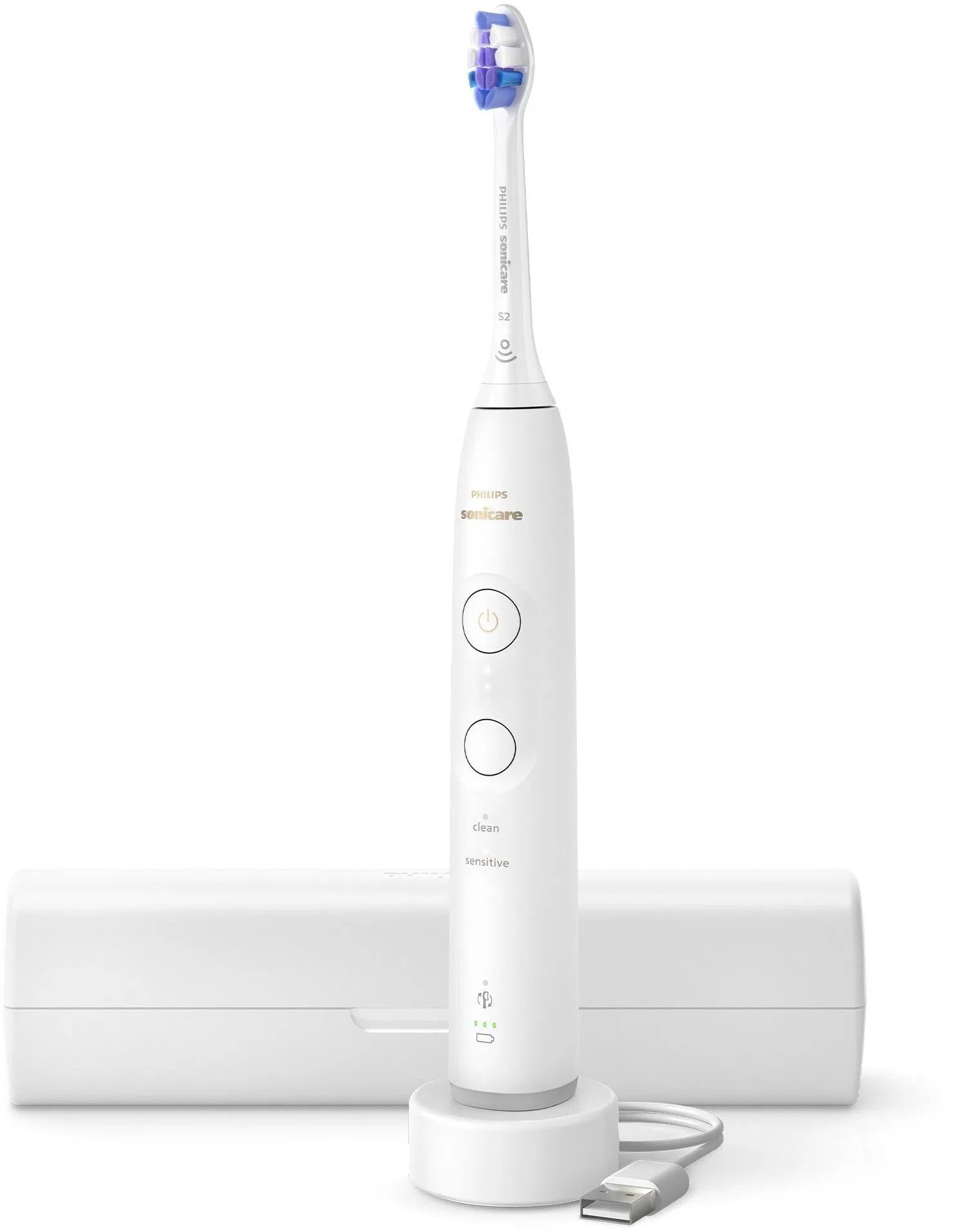 Philips Sonicare 6100 HX7400/06 sonický zubní kartáček bílý Philips Sonicare