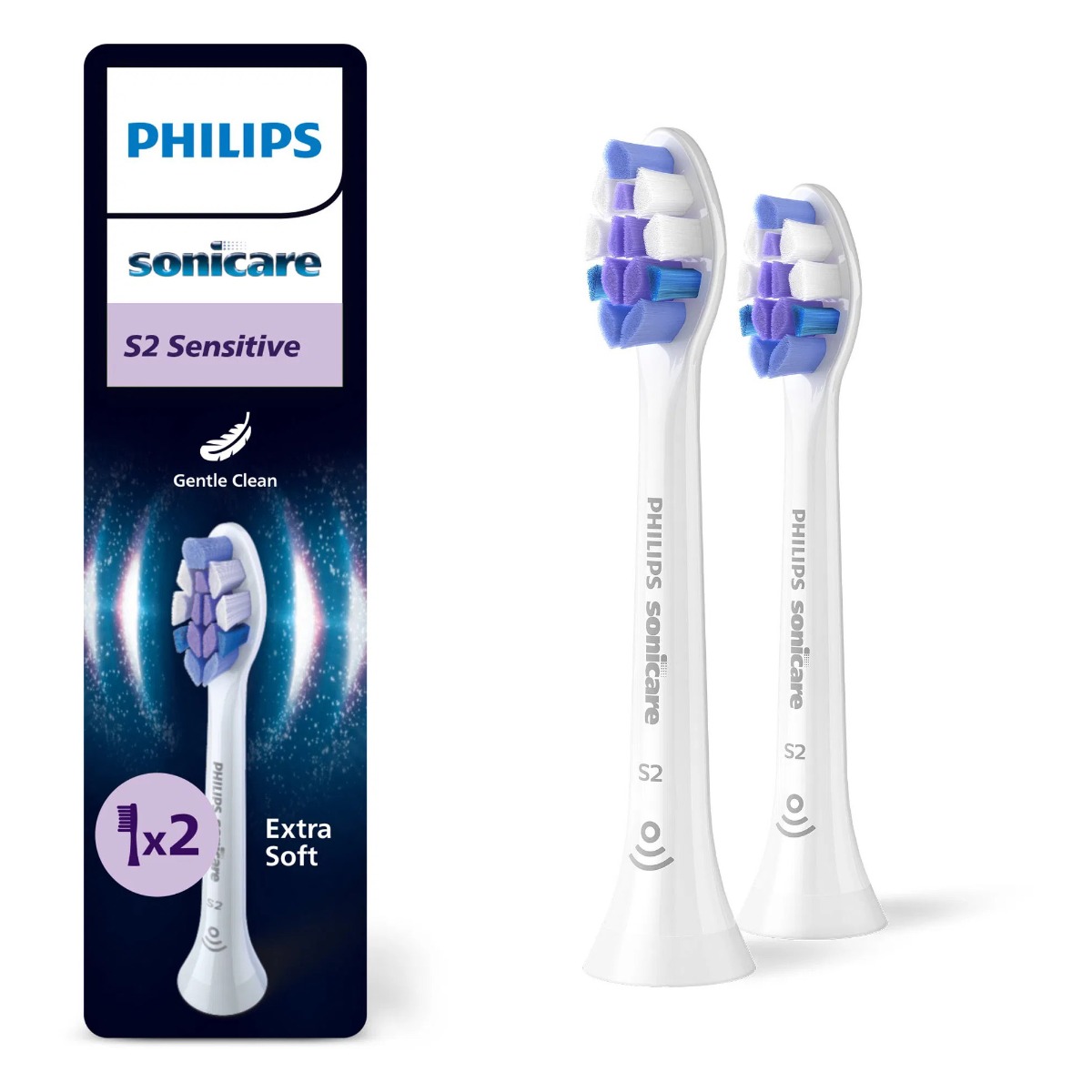Philips Sonicare Sensitive Standard HX6052/87 náhradní hlavice 2 ks Philips Sonicare