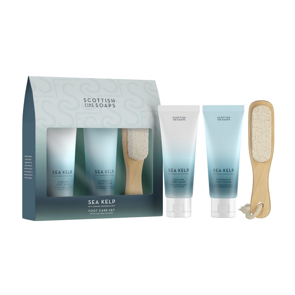 Scottish Fine Soaps Sea Kelp Sada péče o nohy 3 ks Scottish Fine Soaps