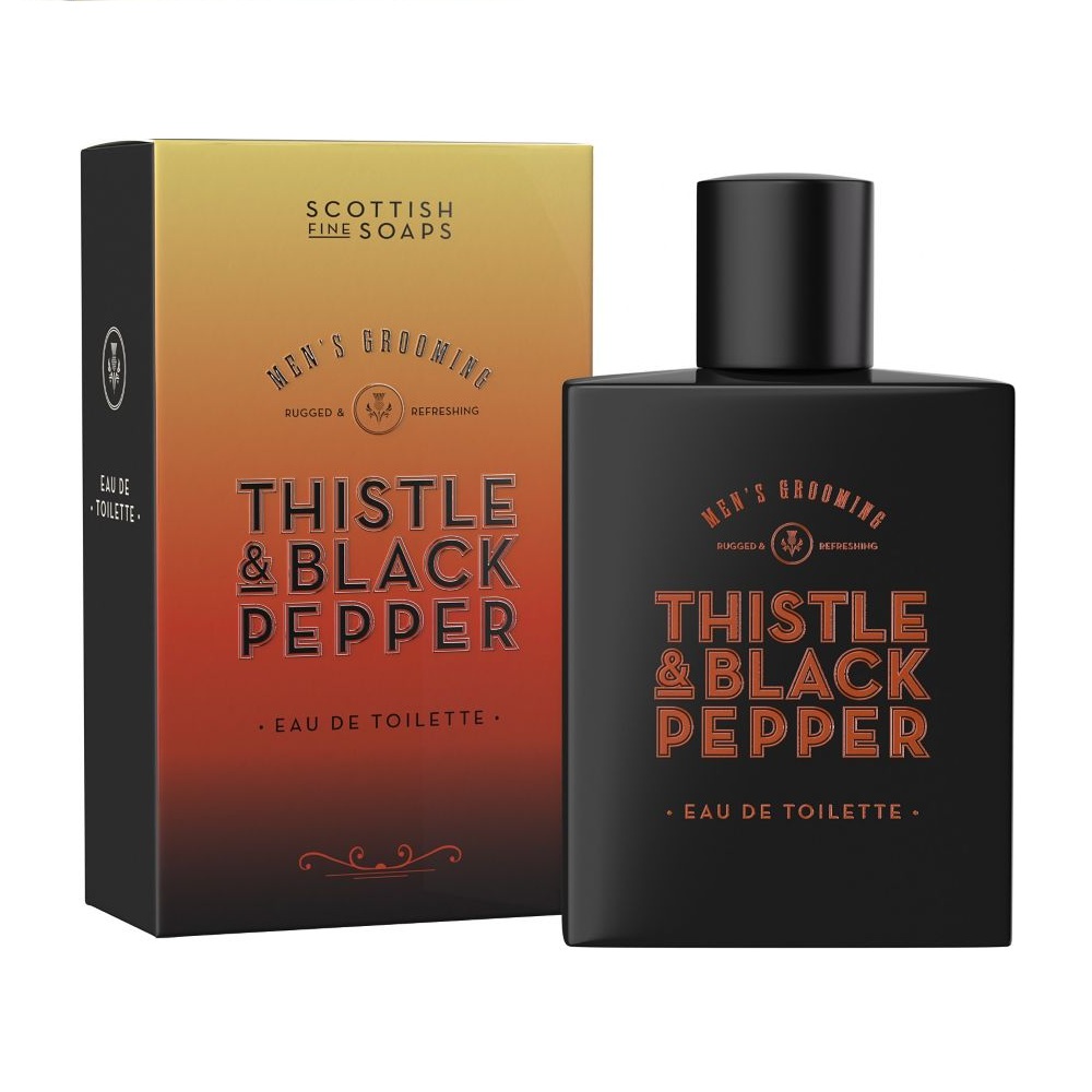 Scottish Fine Soaps Thistle & Black Pepper Pánská toaletní voda 50 g Scottish Fine Soaps