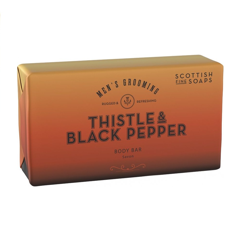 Scottish Fine Soaps Thistle & Black Pepper Tuhé mýdlo 220 g Scottish Fine Soaps