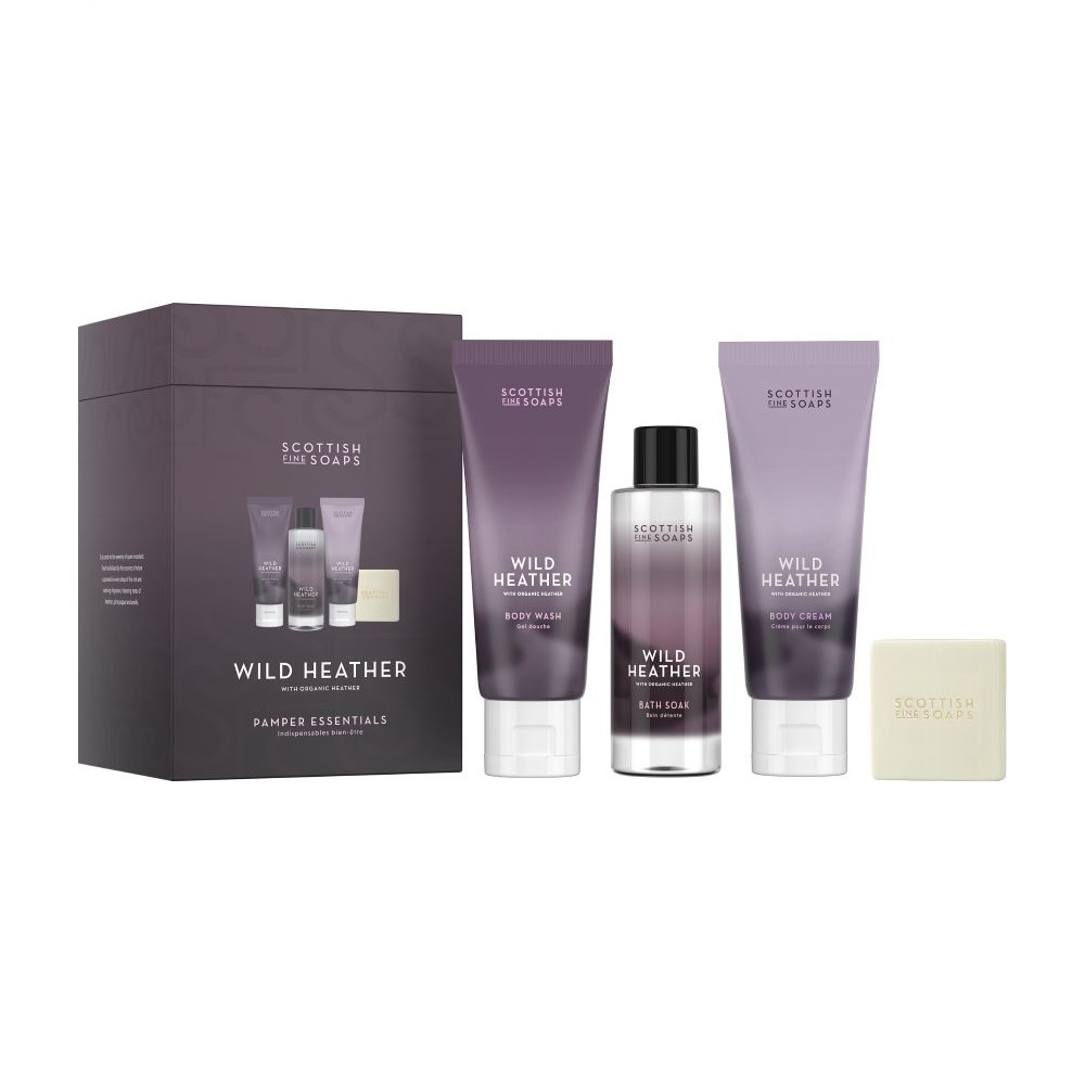 Scottish Fine Soaps Wild Heather Sada péče o tělo 4 ks Scottish Fine Soaps