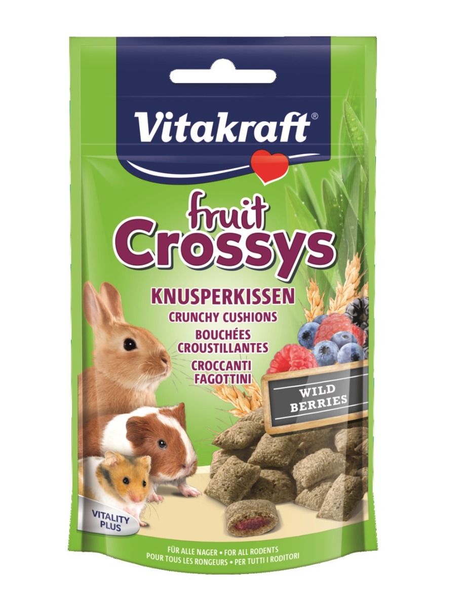 Vitakraft Fruit Crossys hlodavec –⁠⁠⁠⁠⁠⁠ lesní ovoce 50 g Vitakraft