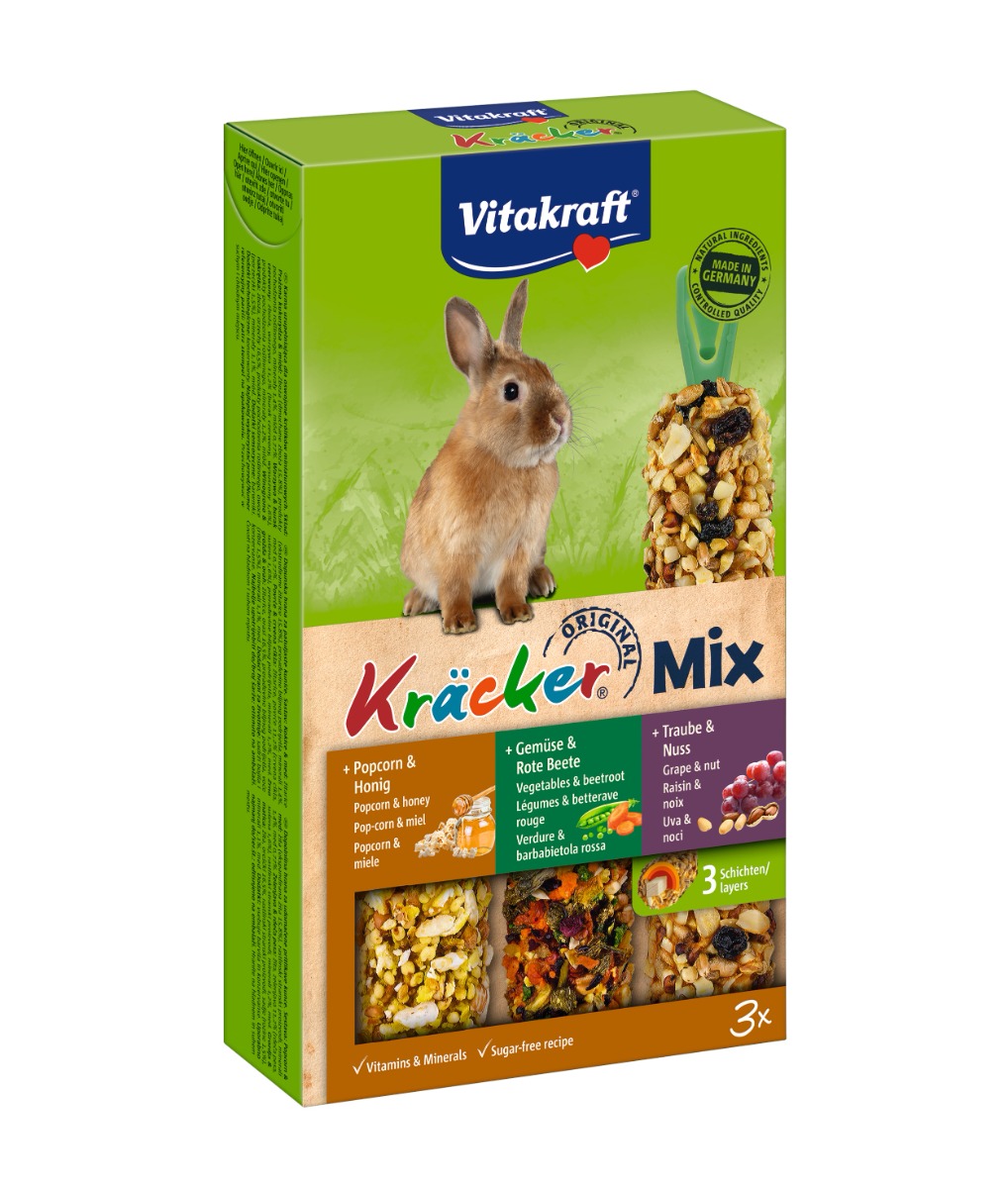 Vitakraft Kräcker Mix králík –⁠⁠⁠⁠⁠⁠ popkorn