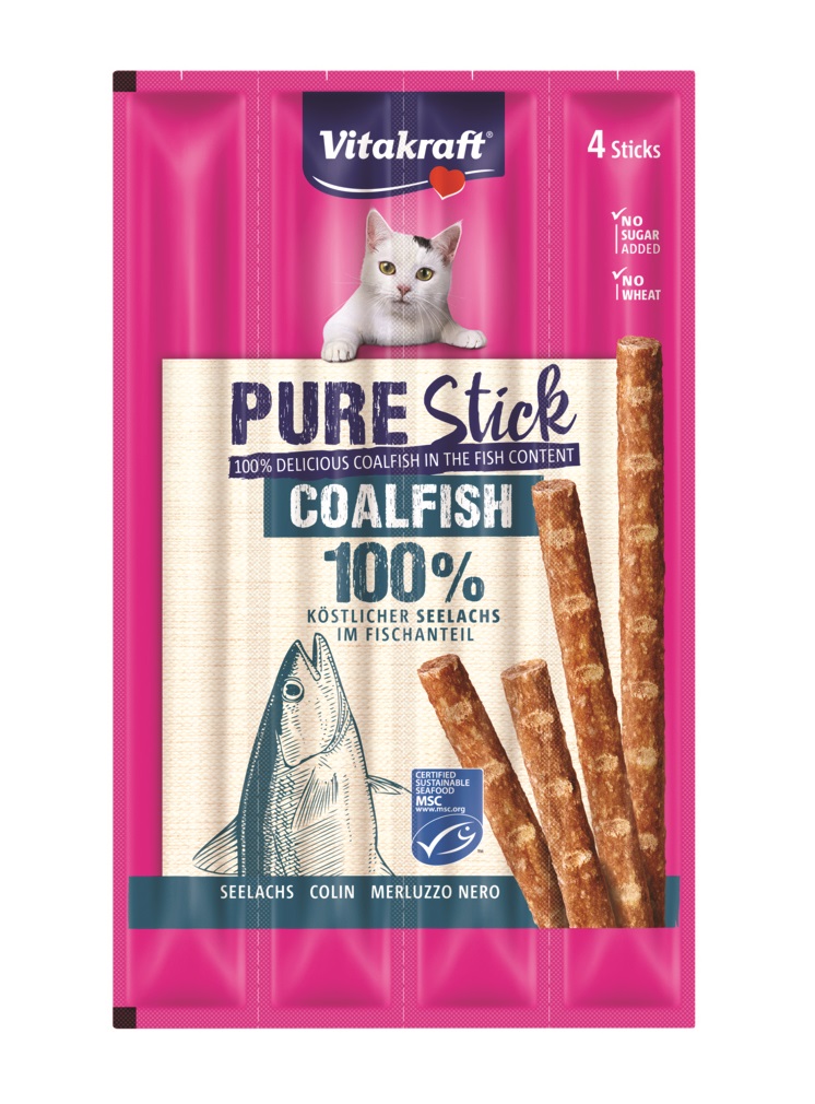 Vitakraft Pure Stick treska 4x5 g Vitakraft