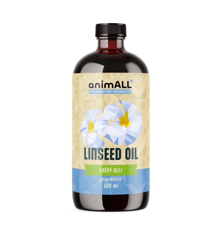 animALL Lněný olej 500 ml animALL