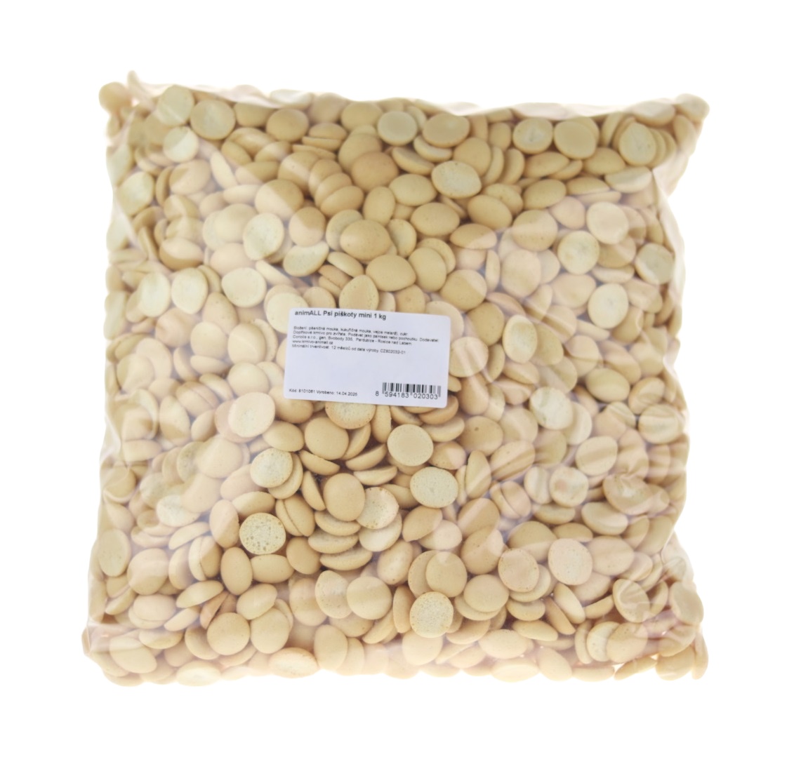 animALL Piškoty mini pamlsky pro psy 1 kg animALL