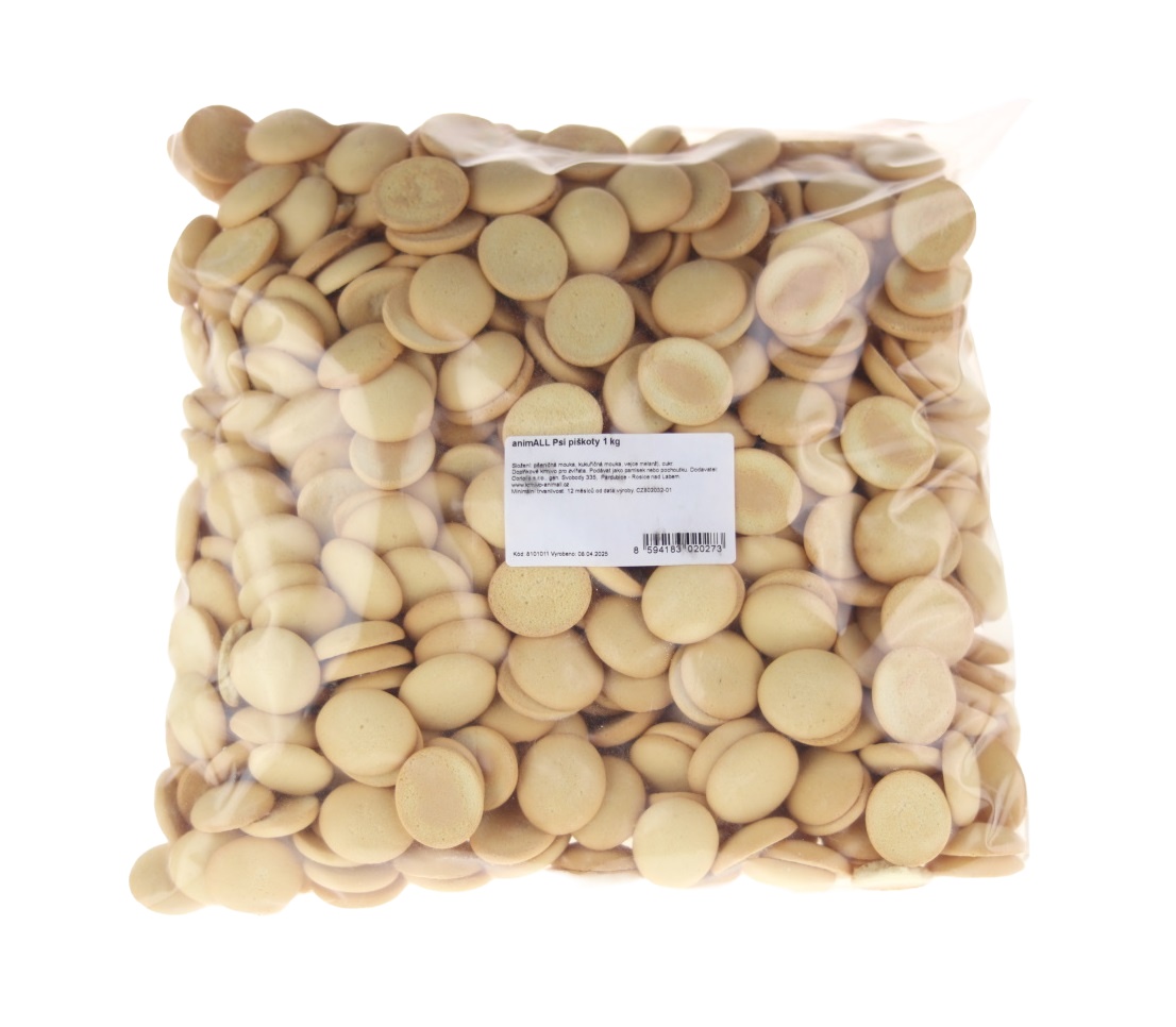animALL Piškoty pamlsky pro psy 1 kg animALL