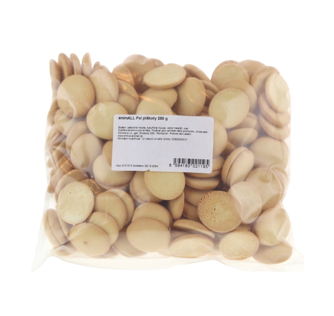 animALL Piškoty pamlsky pro psy 250 g animALL
