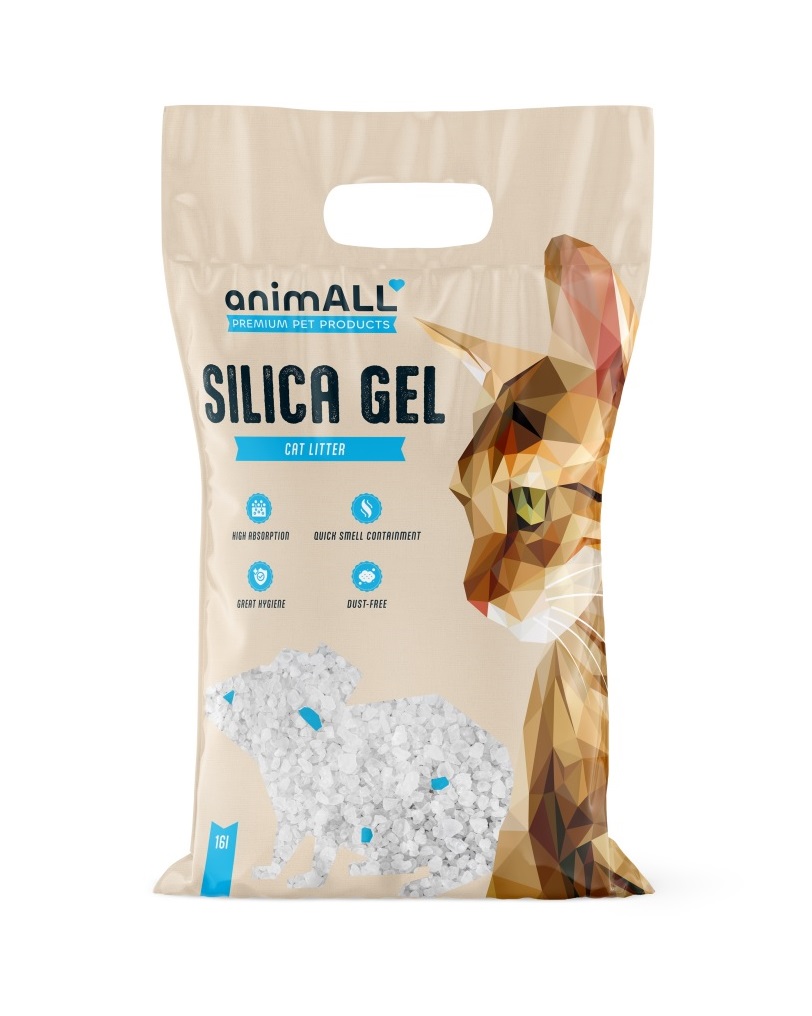 animALL Silikonové stelivo Natural 16 l animALL