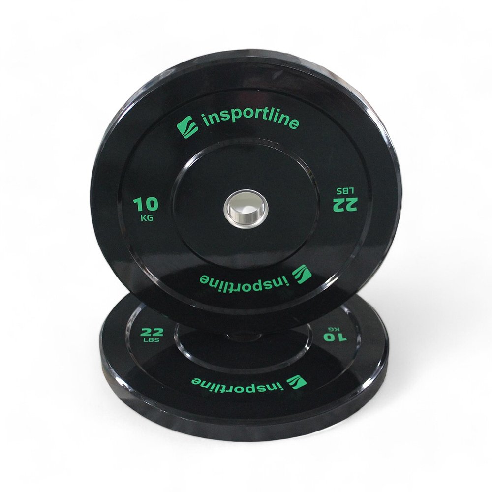 inSPORTline Gumový kotouč  Bumper Plate Lite 10 kg 50 mm inSPORTline