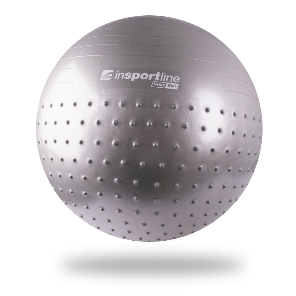 inSPORTline Gymnastický míč Relax Ball 75 cm šedá inSPORTline