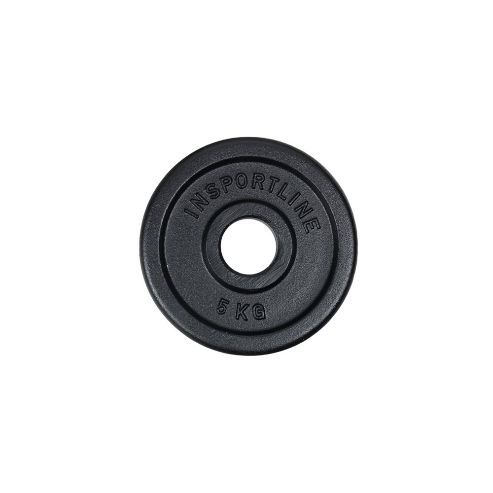 inSPORTline Litinový olympijský kotouč  Castblack OL 5 kg 50mm inSPORTline