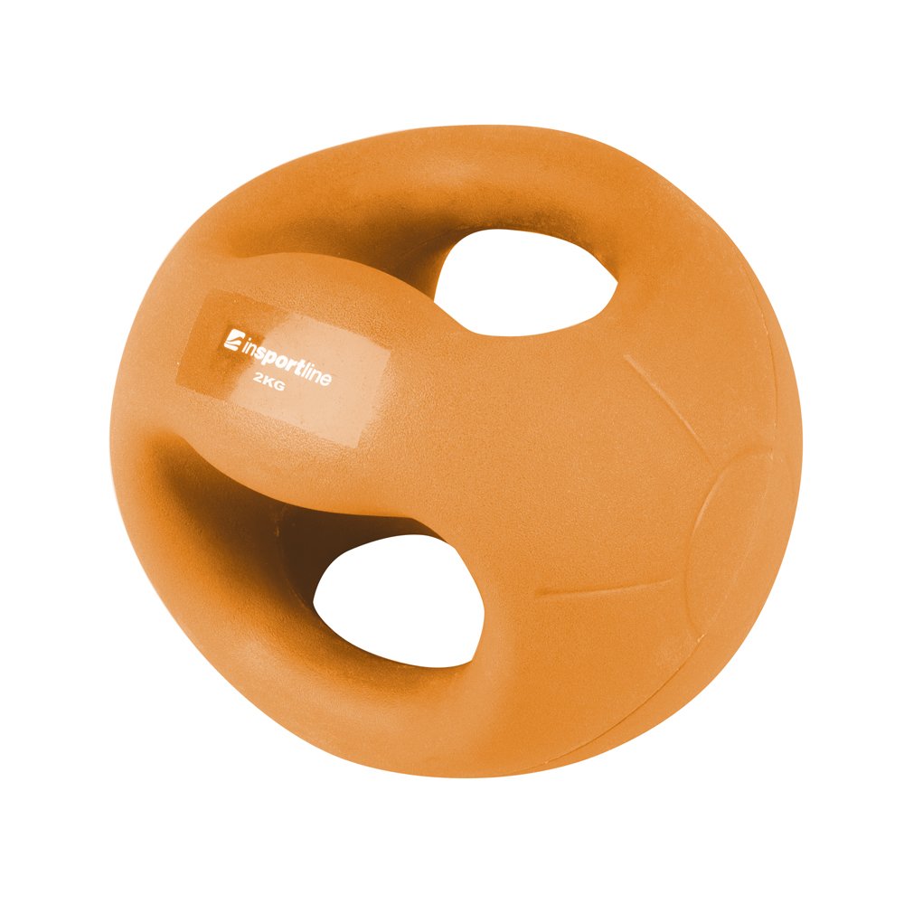 inSPORTline Medicineball s úchopy Grab Me 2 kg inSPORTline