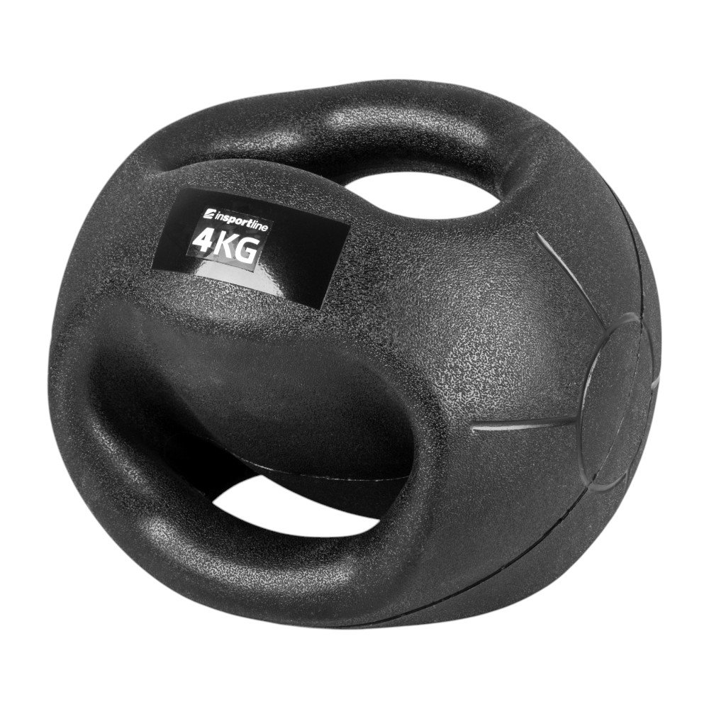 inSPORTline Medicineball s úchopy Grab Me 4 kg inSPORTline
