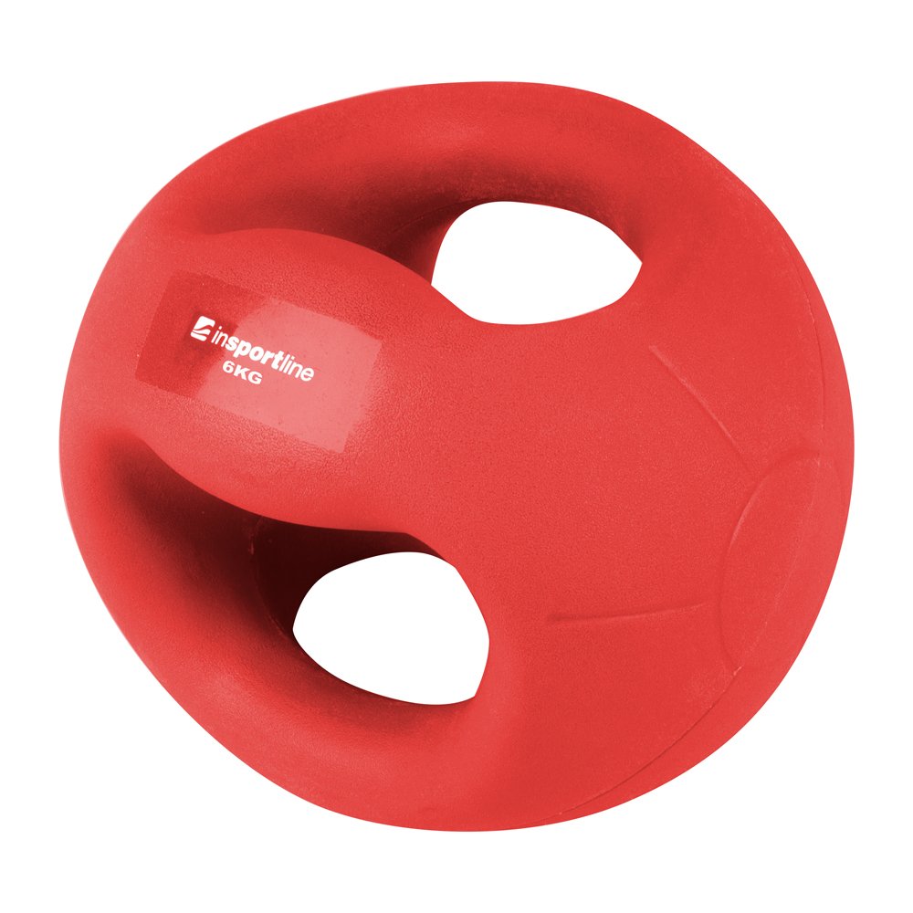 inSPORTline Medicineball s úchopy Grab Me 6 kg inSPORTline