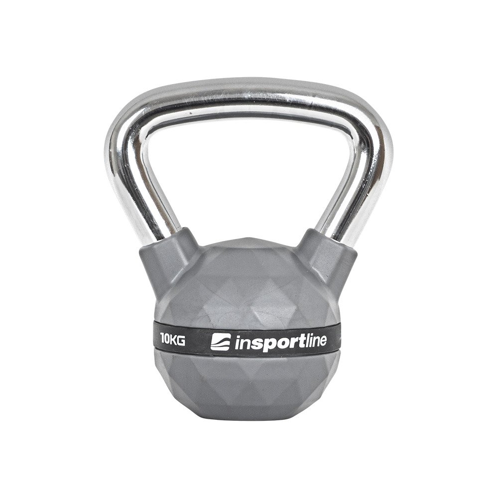 inSPORTline Pogumovaná činka  Ketlebel PU 10kg inSPORTline