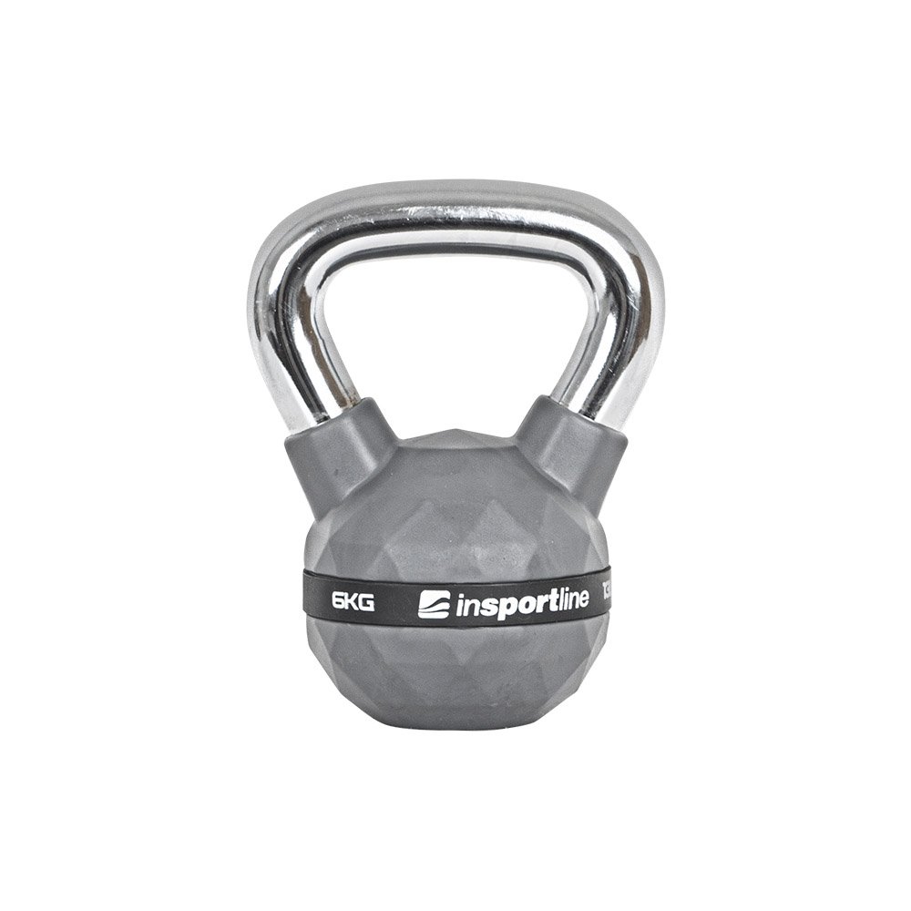 inSPORTline Pogumovaná činka  Ketlebel PU 6kg inSPORTline
