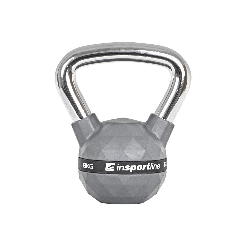 inSPORTline Pogumovaná činka  Ketlebel PU 8kg inSPORTline