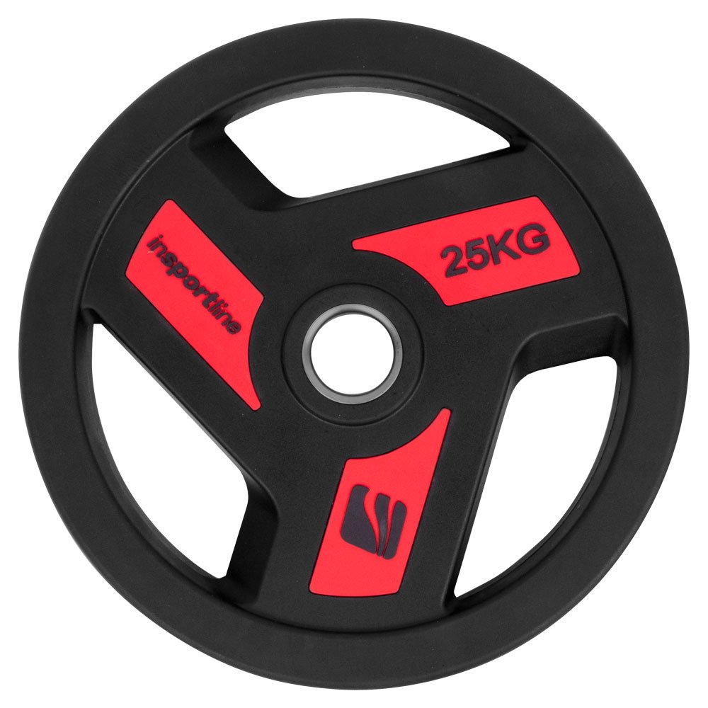 inSPORTline Pogumovaný olympijský kotouč  Herk OL 25 kg 50 mm inSPORTline