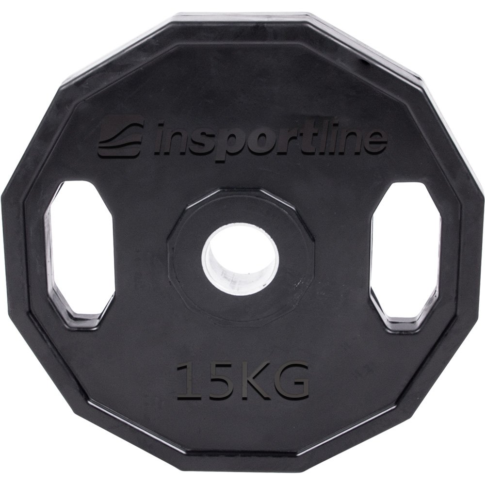 inSPORTline Pogumovaný olympijský kotouč  Ruberton 15 kg 50 mm inSPORTline