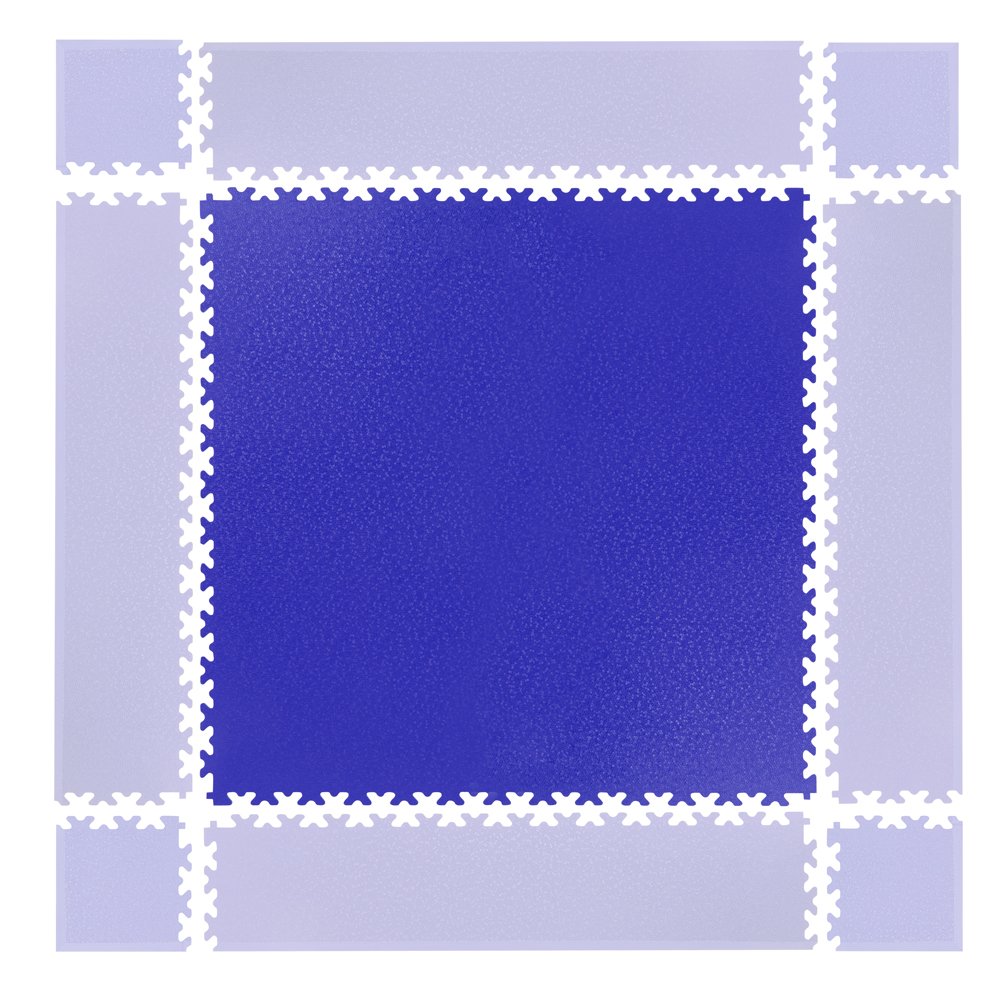 inSPORTline Puzzle zátěžová podložka Simple modrá inSPORTline