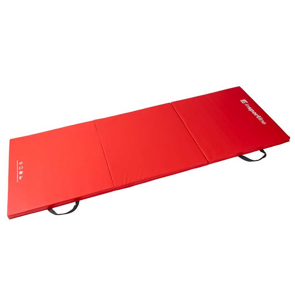 inSPORTline Skládací gymnastická žíněnka Trifold 180x60x3 cm červená inSPORTline