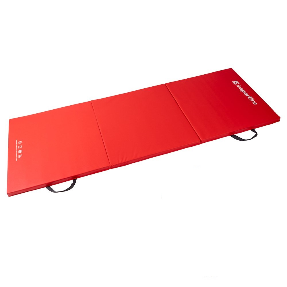 inSPORTline Skládací gymnastická žíněnka Trifold 195x90x5 cm červená inSPORTline
