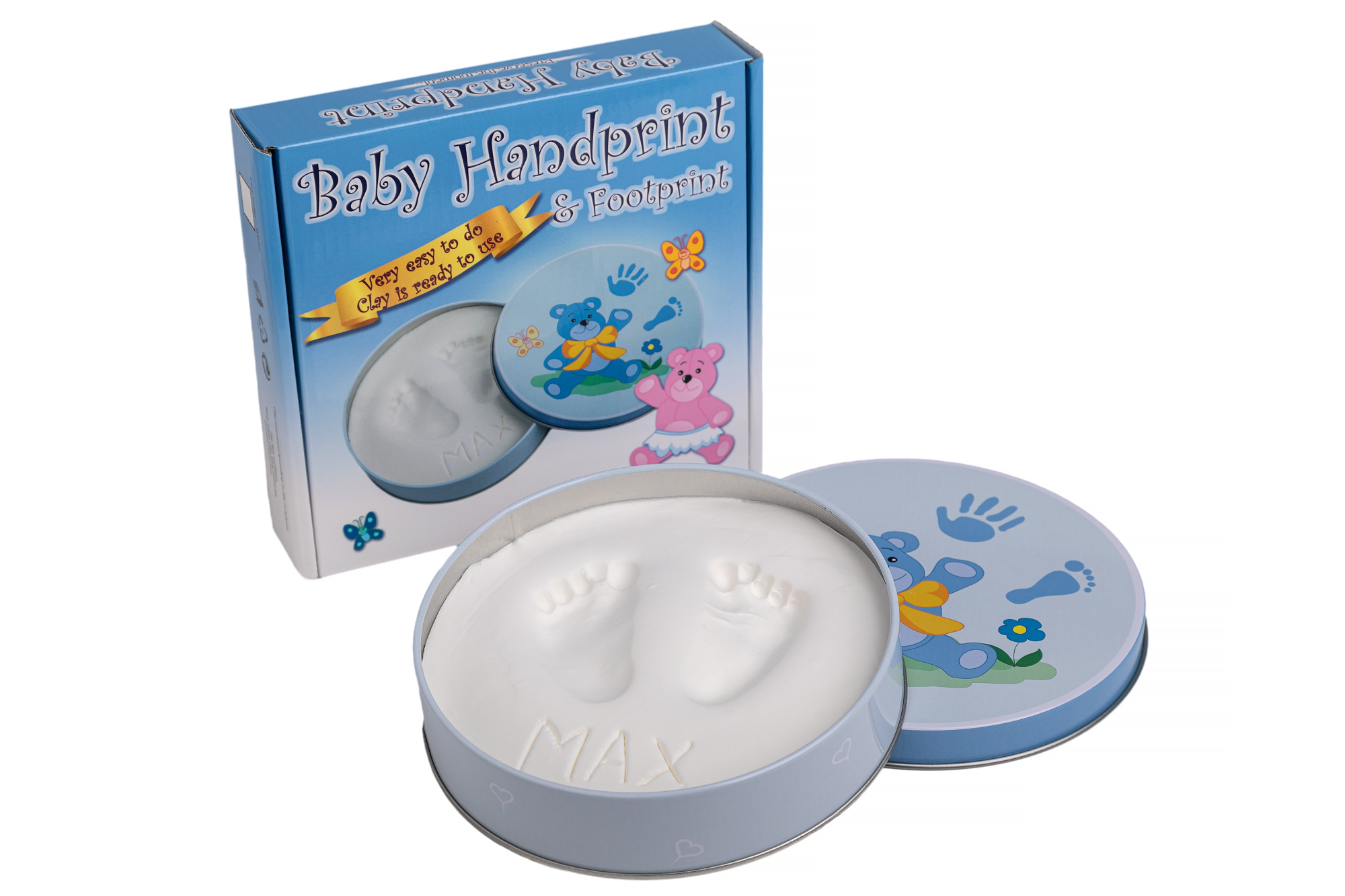 tinymemories Sada na otisky nožiček či ručiček v plechovce