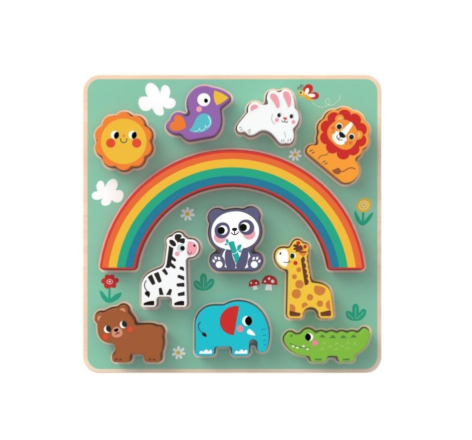 2Kids Toys Balanční puzzle se zvířátky 2v1 12 ks 2Kids Toys
