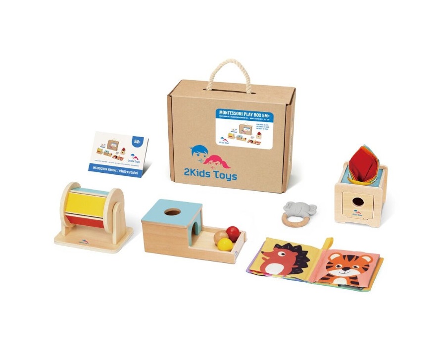 2Kids Toys Montessori set hraček pro nejmenší 13 ks 2Kids Toys