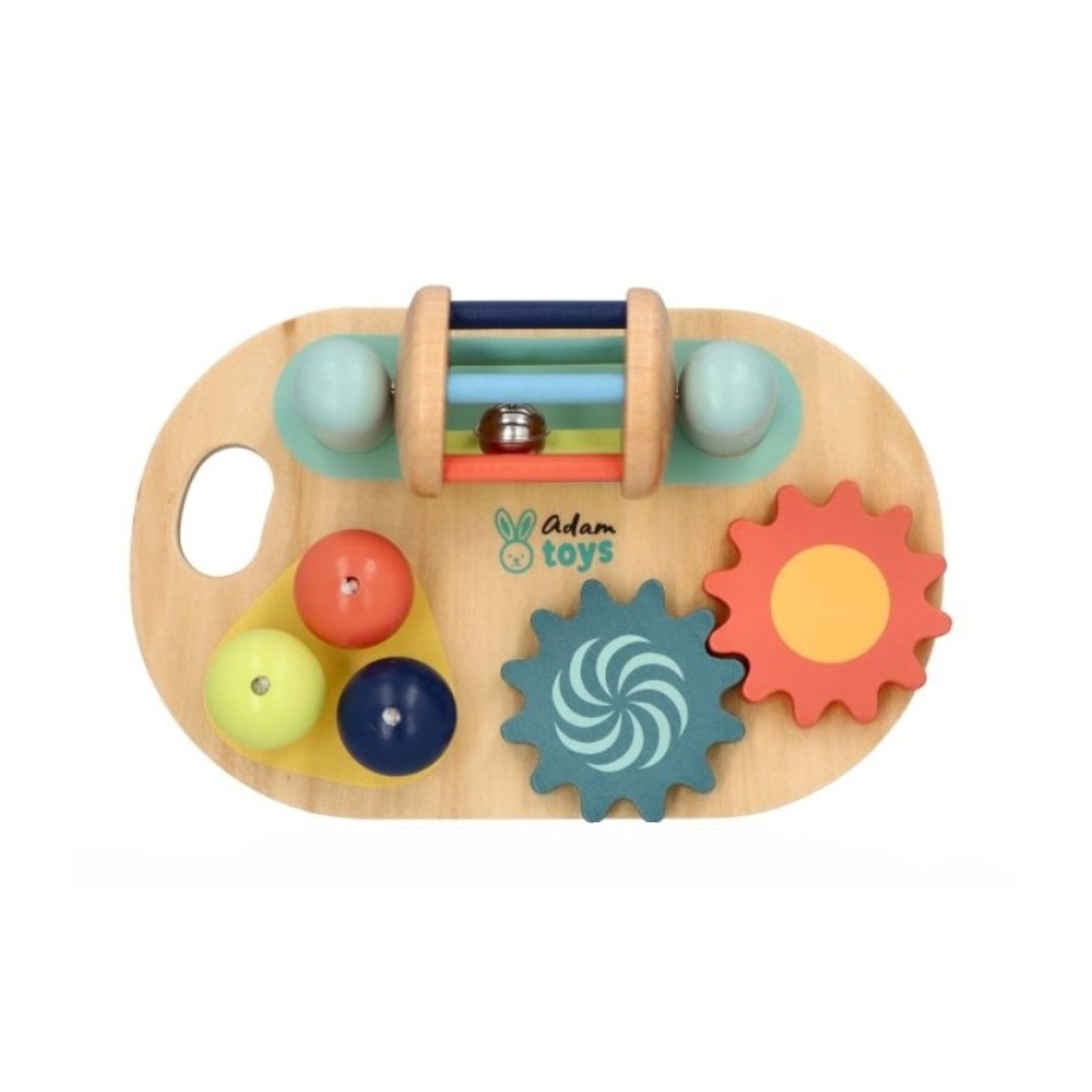 Adam Toys Montesori Edukační dřevěná tabulka Activity Adam Toys