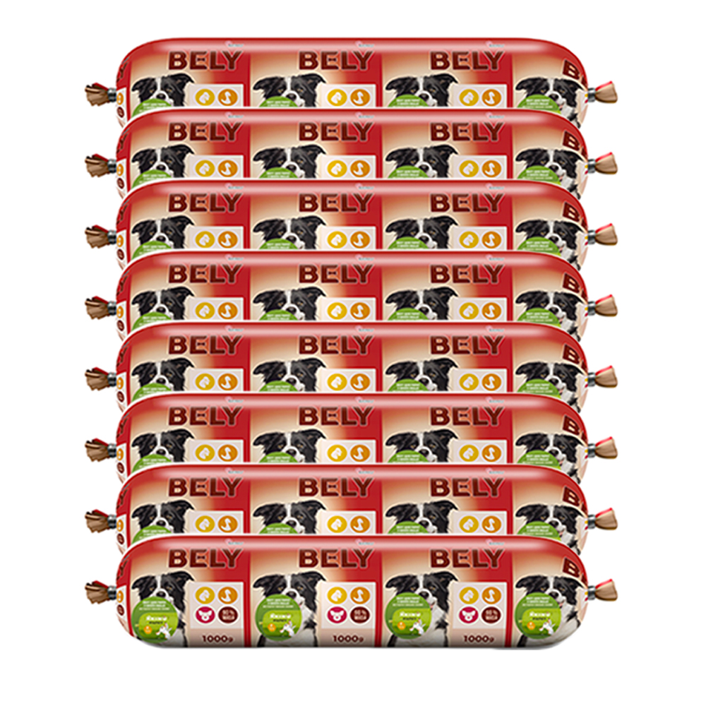 Akinu BELY Salám pro psy 8 x 1 kg Akinu