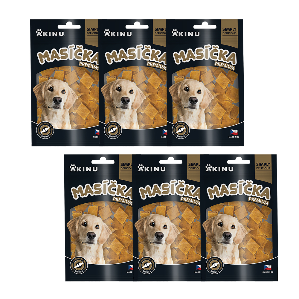 Akinu MASÍČKA PREMIUM Mobility pamlsek pro psy 6 x 75 g Akinu