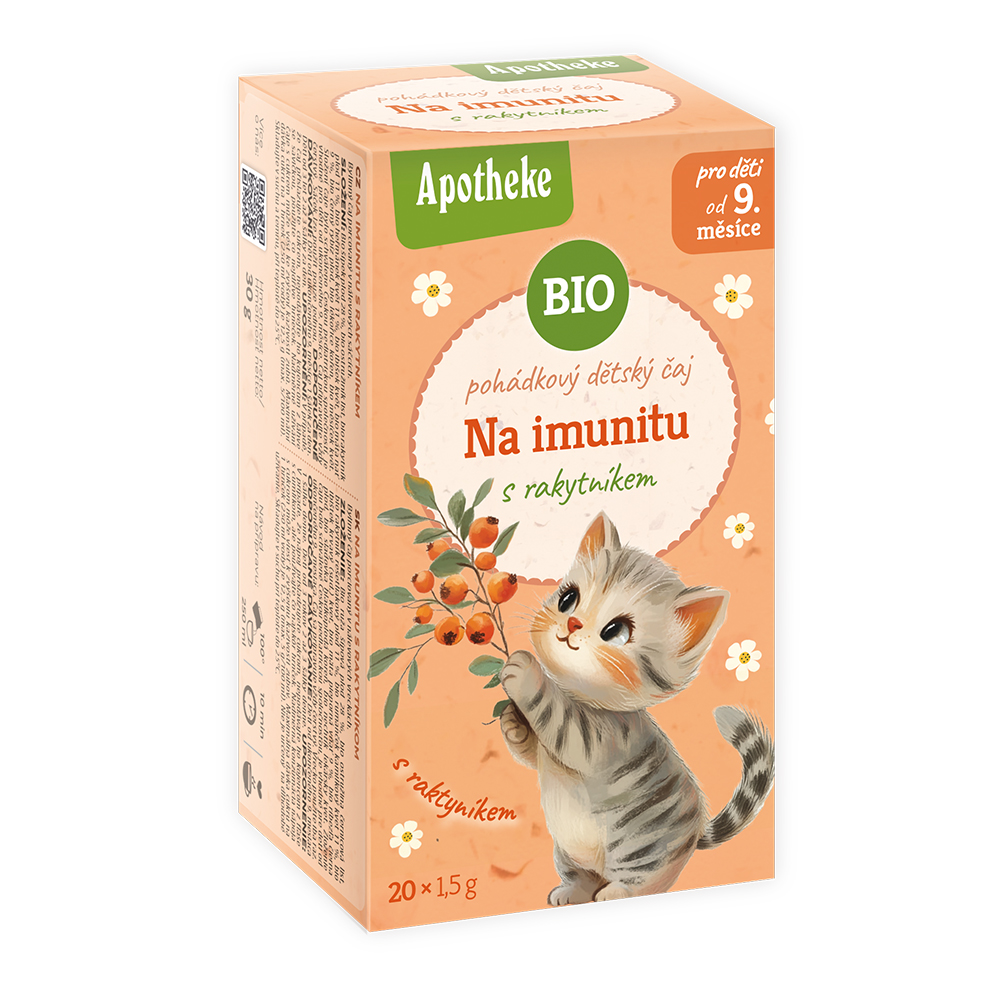 Apotheke Dětský BIO Pohádkový čaj Na imunitu s rakytníkem 20x1