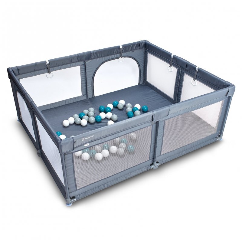 BABYGO ohrádka Playpark Grey BABYGO